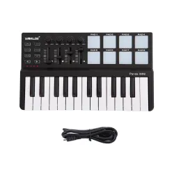 Mini-USB-Keyboard mit 25 Tasten und Drum-Pad-MIDI-Controller