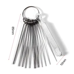 Guitar nut slotting file - luthier tool set