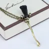 Magic broom pendant with necklace - vintage bronzeNecklaces