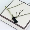 Magic broom pendant with necklace - vintage bronzeNecklaces