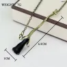 Magic broom pendant with necklace - vintage bronzeNecklaces