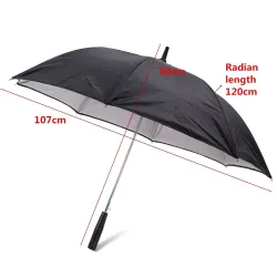 Long rain umbrella - with flashing LED stars