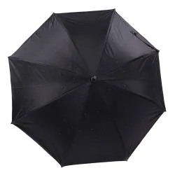 Long rain umbrella - with flashing LED stars