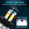 Motorcycle Headlight Bulbs H6 BA20D H4 LED Hi Lo beam Moto LED Headlight Motorbike LED Lamps Convers