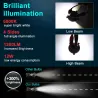 Motorcycle Headlight Bulbs H6 BA20D H4 LED Hi Lo beam Moto LED Headlight Motorbike LED Lamps Convers