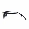 SWOKENCE Skull Frame Cat Eye Sunglasses Men Women Cool Black Rhinestone Sun Shades Halloween Party B