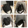Messenger bag Women Bucket Shoulder Bag large capacity vintage Matte PU Leather lady handbag Luxury