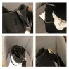 Messenger bag Women Bucket Shoulder Bag large capacity vintage Matte PU Leather lady handbag Luxury