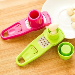 Candy Color Kitchen Accessories Plastic Ginger Garlic Grinding Tool Magic Silicone Peeler Slicer Cut