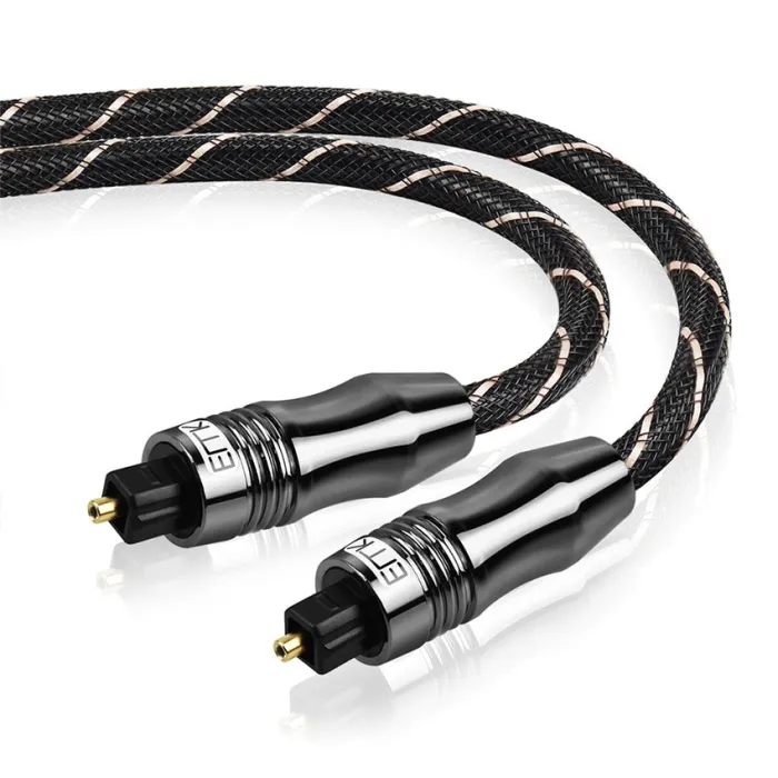 Toslink - OD6.0 - SPDIF - digital optical fiber audio cable - braided - 1m - 1.5m - 2m - 3m - 5m - 8m - 10m - 15m