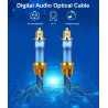Toslink - OD6.0 - SPDIF - digital optical fiber audio cable - braided - 1m - 1.5m - 2m - 3m - 5m - 8m - 10m - 15m