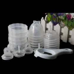 7pcsset Egg Tool with Separator Hard Boil Egg Cooker Clear Silicone Maker Without Shell Maker Egg S
