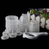 7pcsset Egg Tool with Separator Hard Boil Egg Cooker Clear Silicone Maker Without Shell Maker Egg S