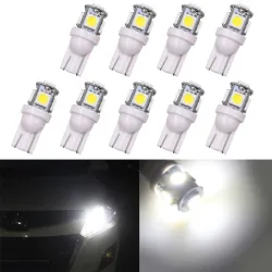 T10 5SMD 5050 W5W Xenon Auto LED Lampe 10 Stück