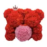 Two bears made from infinity roses - 25-35cm - rose bearValentine's day