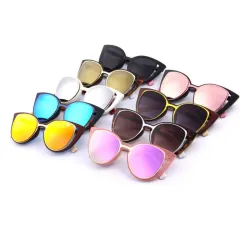 MERRYS Fashion Cat Eye Sunglasses Women Brand Designer Retro Pierced Female Sun Glasses oculos de so