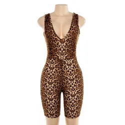 Sexy sleeveless short jumpsuitJumpsuits
