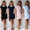 Women Summer Clothes Lady Bandage Bodycon Long Sleeve Mini Dress Casual Shirt Dress Women Clothing