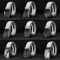 CETIRI 25 style Luxury Genuine Leather Mens Belt Automatic Buckle Jeans Cowhide Strap Brand Belt Wa