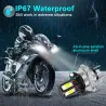 Motorcycle Headlight Bulbs H6 BA20D H4 LED Hi Lo beam Moto LED Headlight Motorbike LED Lamps Convers
