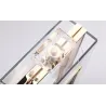 new transparent acrylic elegant perfume bottle bag - vertical style square bag - party gown dinner bag female