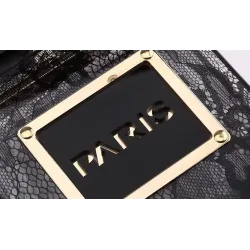 new transparent acrylic elegant perfume bottle bag - vertical style square bag - party gown dinner bag female