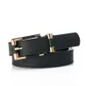 Fashionable leather belt with crocodile patternBelts