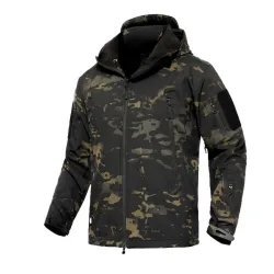 Mens Army Camouflage Jacket and Coat Military Tactical Jacket Winter Waterproof Soft Shell Jackets