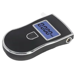 professioneller Alkohol-Tester - Polizei-LCD-Display Digital-Atmosphäre - Atemmessgerät für die betrunkenen Fahrer Alcotester