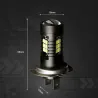 2pcs LED-Lampe super hell Auto Nebelscheinwerfer - 12v 24v 6000k weißes Auto fahren 21 3030-SMD Lauflicht auto led h7 Lampe