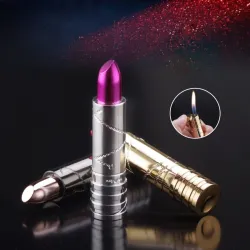Elegantes Metall Lippenstift-förmiges Feuerzeug - kein Gas
