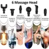 LCD Anzeige Hochfrequenz Massage Gun Muskelkörper entspannen Entspannung 30 Geschwindigkeit Vibration