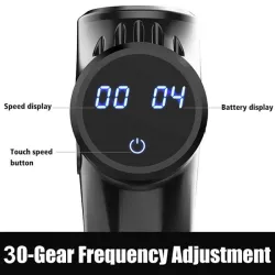 LCD Anzeige Hochfrequenz Massage Gun Muskelkörper entspannen Entspannung 30 Geschwindigkeit Vibration