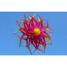 3D flower shape kite with handle and line - 150 cm diameterKites