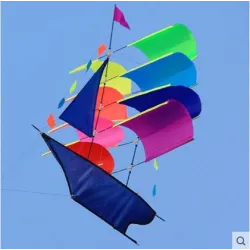 Fliegen Piratenschiff - Segelboot - kite