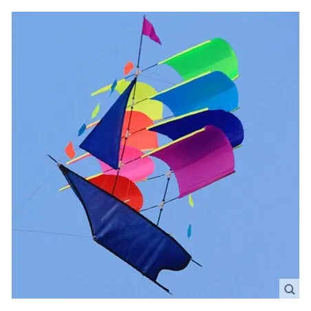 Fliegen Piratenschiff - Segelboot - kite