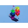Fliegen Piratenschiff - Segelboot - kite