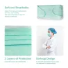 Disposable face/ mouth masks - 3 layer - anti-dust - anti bacterial - premium greenMouth masks