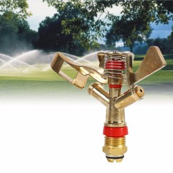 Copper rotating water sprinkler with spray nozzle - connector 1/2 Inch - rocker armSprinklers