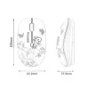 2.4G - 1600DPI - super leise drahtlose optische Maus