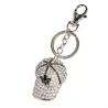 Crystal baseball hat - keychainKeyrings