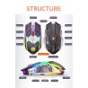 Funkoptische Maus - 1600DPI - USB - 2.0 Empfänger