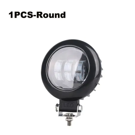 6D Linse - 5 Zoll - 30W 12V - LED-Lichtleiste - Reflektor für 4x4 ATV-SUV-Lkw - Spot / Nebellicht - Halo - Fahrleuchten