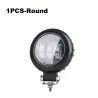 6D Linse - 5 Zoll - 30W 12V - LED-Lichtleiste - Reflektor für 4x4 ATV-SUV-Lkw - Spot / Nebellicht - Halo - Fahrleuchten