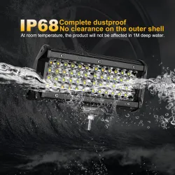 12V / 24V - 72W / 144W - Led light-bar - Scheinwerfer für LKW / Offroad Boote / Autos / Traktoren 4x4 SUV ATV