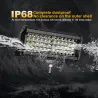 12V / 24V - 72W / 144W - Led light-bar - Scheinwerfer für LKW / Offroad Boote / Autos / Traktoren 4x4 SUV ATV