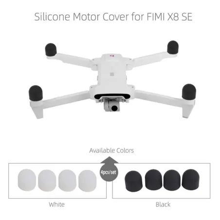 4 pieces - silicone protective cups for Xiaomi FIMI X8 SE Drone - motor coversMotor