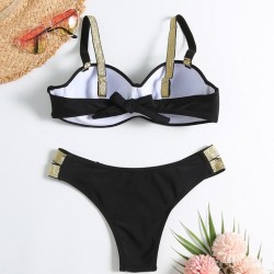 Elegant bikini set with push upBeachwear