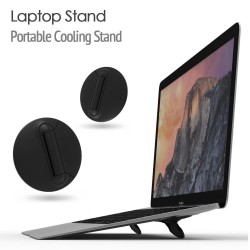 Macbook / Laptopständer - verstellbar - schwarz - Universal Kühlständer