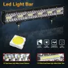 60W - 420W - LED light-bar - combo spotlights for trucks - off-roads - tractors - 4x4 SUV - ATV - boatsLED light bar